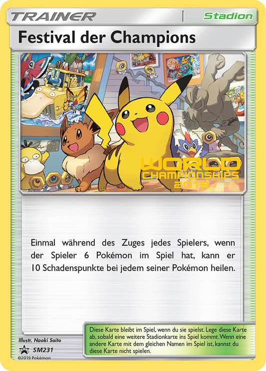 Champions Festival SM231/248 Promo | SM Black Star Promos | Pokemon Card