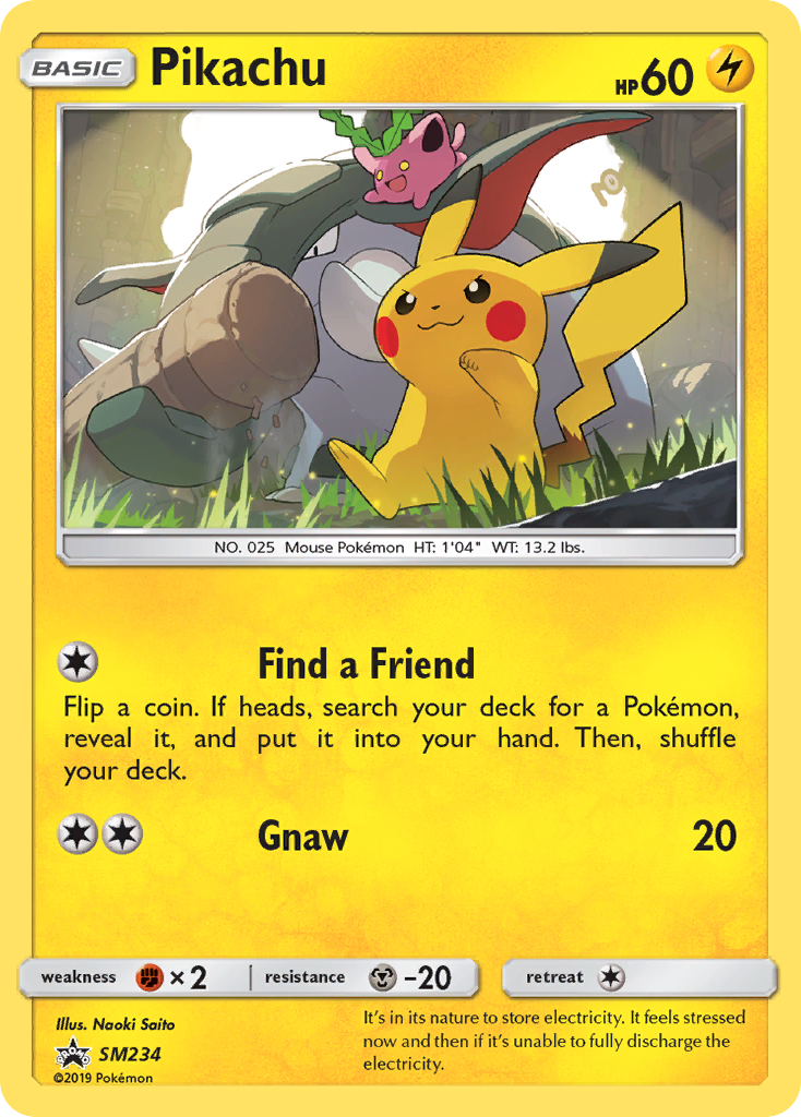 Pikachu SM234/248 Promo | SM Black Star Promos | Pokemon Card