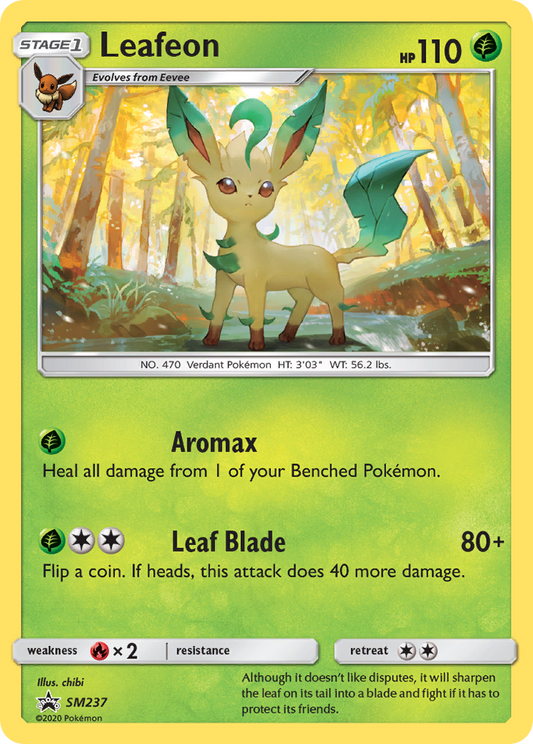 Leafeon SM237/248 Promo | SM Black Star Promos | Pokemon Card