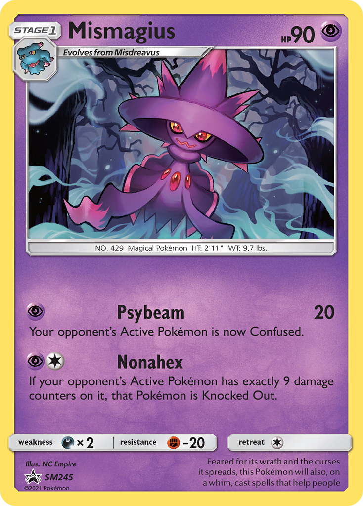 Mismagius SM245/248 Promo | SM Black Star Promos | Pokemon Card