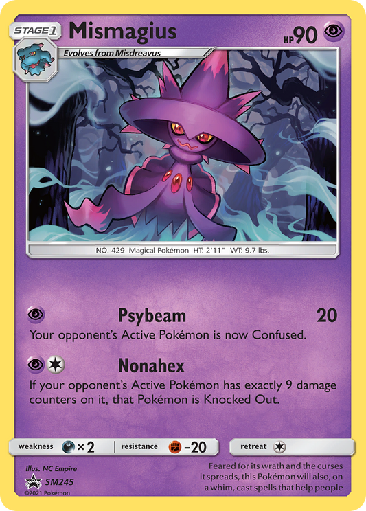 Mismagius SM245/248 Promo | SM Black Star Promos | Pokemon Card