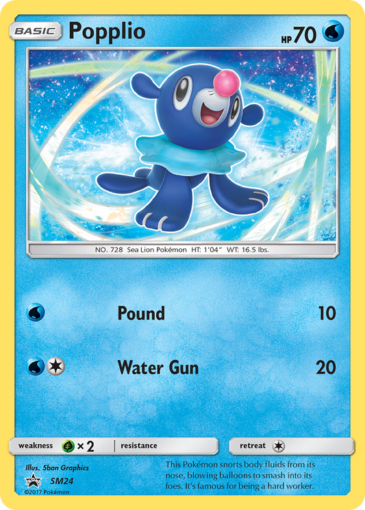Popplio SM24/248 Promo | SM Black Star Promos | Pokemon Card