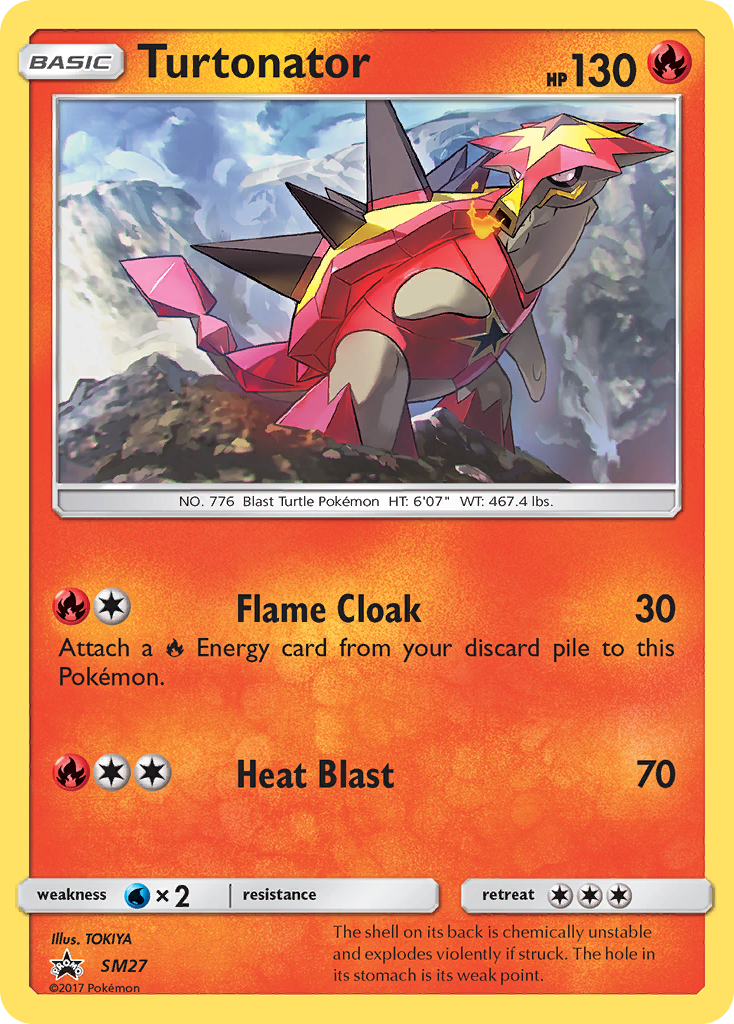 Turtonator SM27/248 Promo | SM Black Star Promos | Pokemon Card