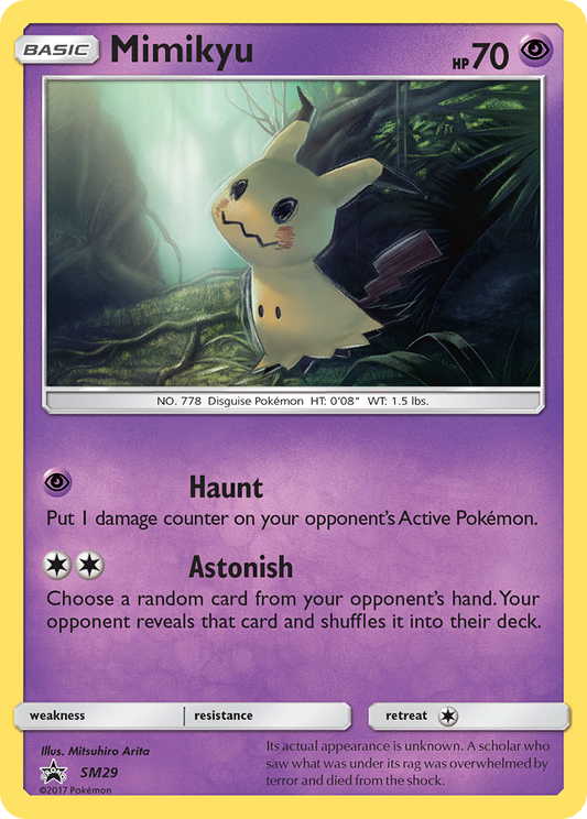 Mimikyu SM29/248 Promo | SM Black Star Promos | Pokemon Card