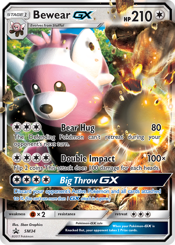 Bewear-GX SM34/248 Promo | SM Black Star Promos | Pokemon Card