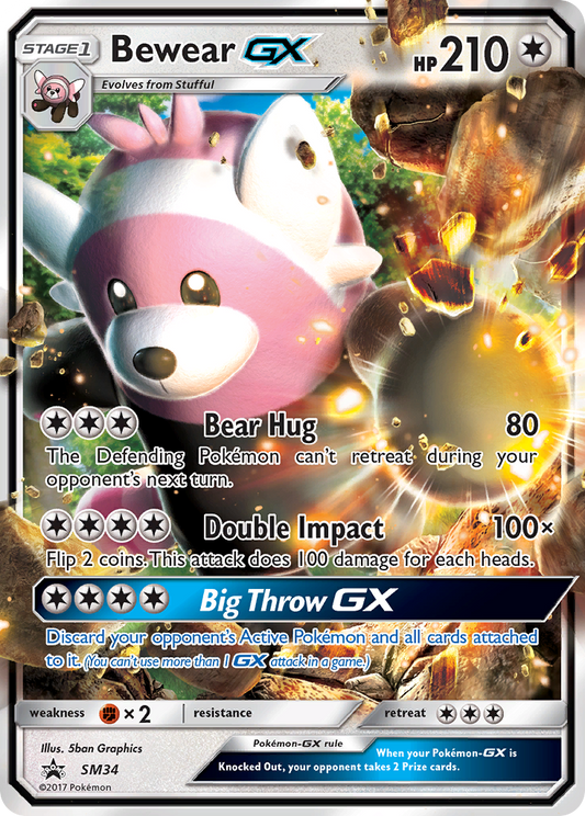 Bewear-GX SM34/248 Promo | SM Black Star Promos | Pokemon Card