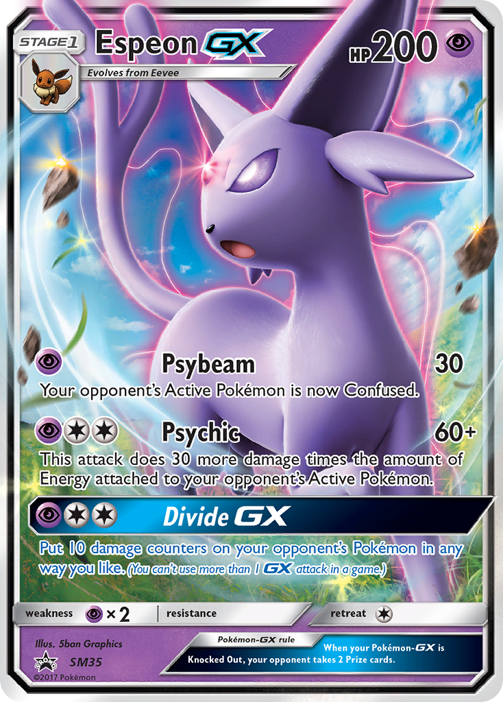 Espeon-GX SM35/248 Promo | SM Black Star Promos | Pokemon Card