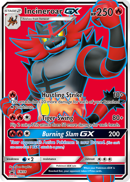 Incineroar-GX SM38/248 Promo | SM Black Star Promos | Pokemon Card
