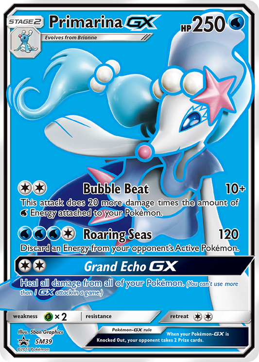 Primarina-GX SM39/248 Promo | SM Black Star Promos | Pokemon Card
