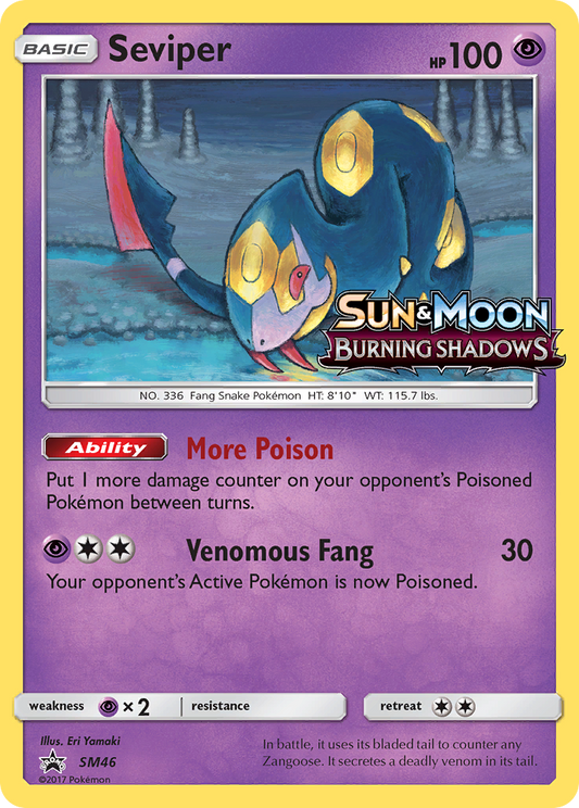 Seviper SM46/248 Promo | SM Black Star Promos | Pokemon Card