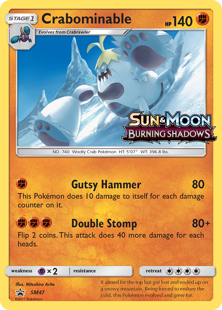 Crabominable SM47/248 Promo | SM Black Star Promos | Pokemon Card