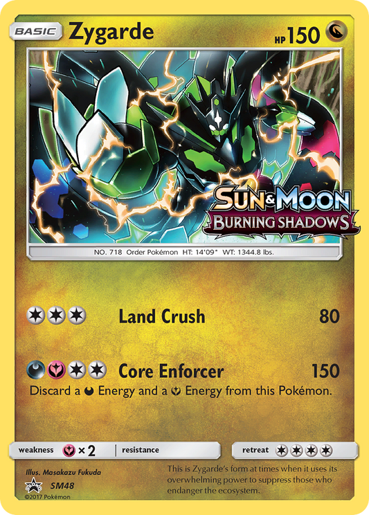 Zygarde SM48/248 Promo | SM Black Star Promos | Pokemon Card