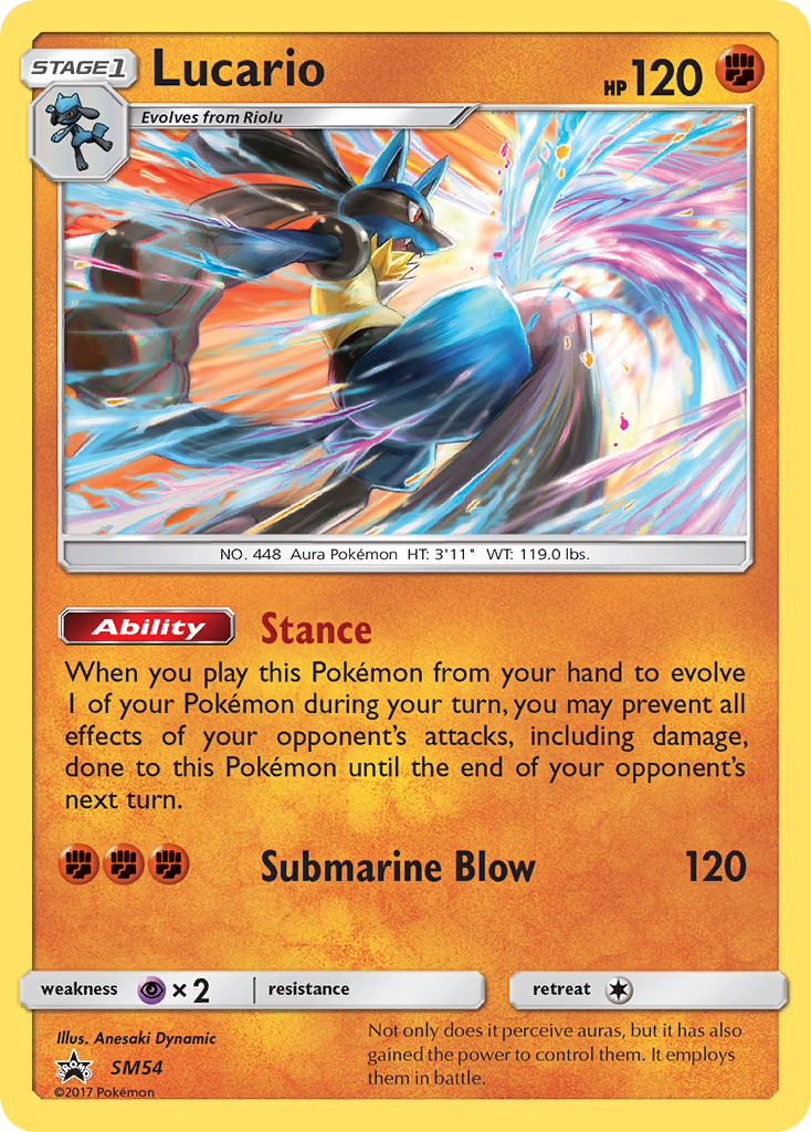Lucario SM54/248 Promo | SM Black Star Promos | Pokemon Card