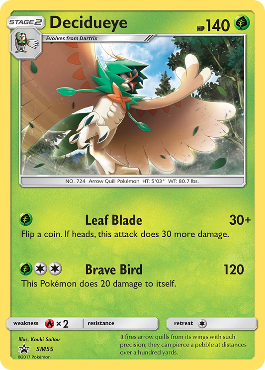 Decidueye SM55/248 Promo | SM Black Star Promos | Pokemon Card
