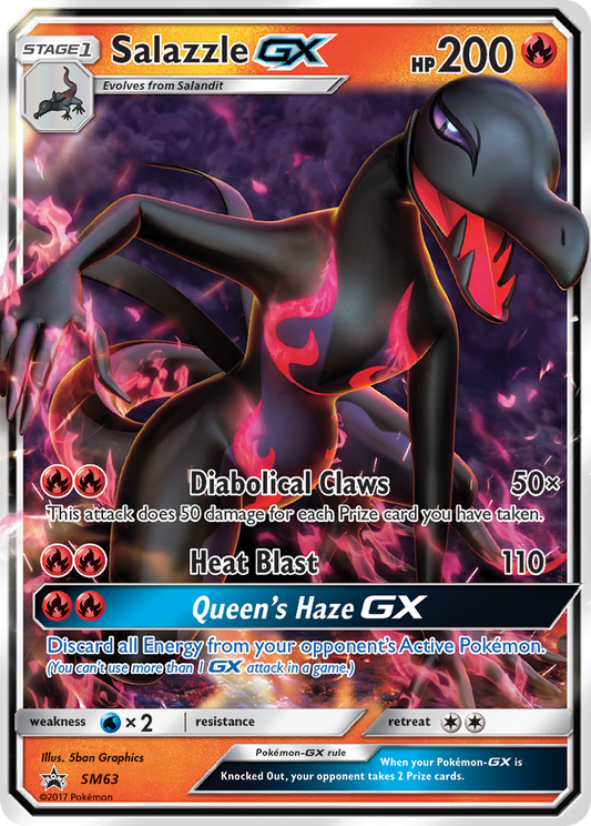 Salazzle-GX SM63/248 Promo | SM Black Star Promos | Pokemon Card