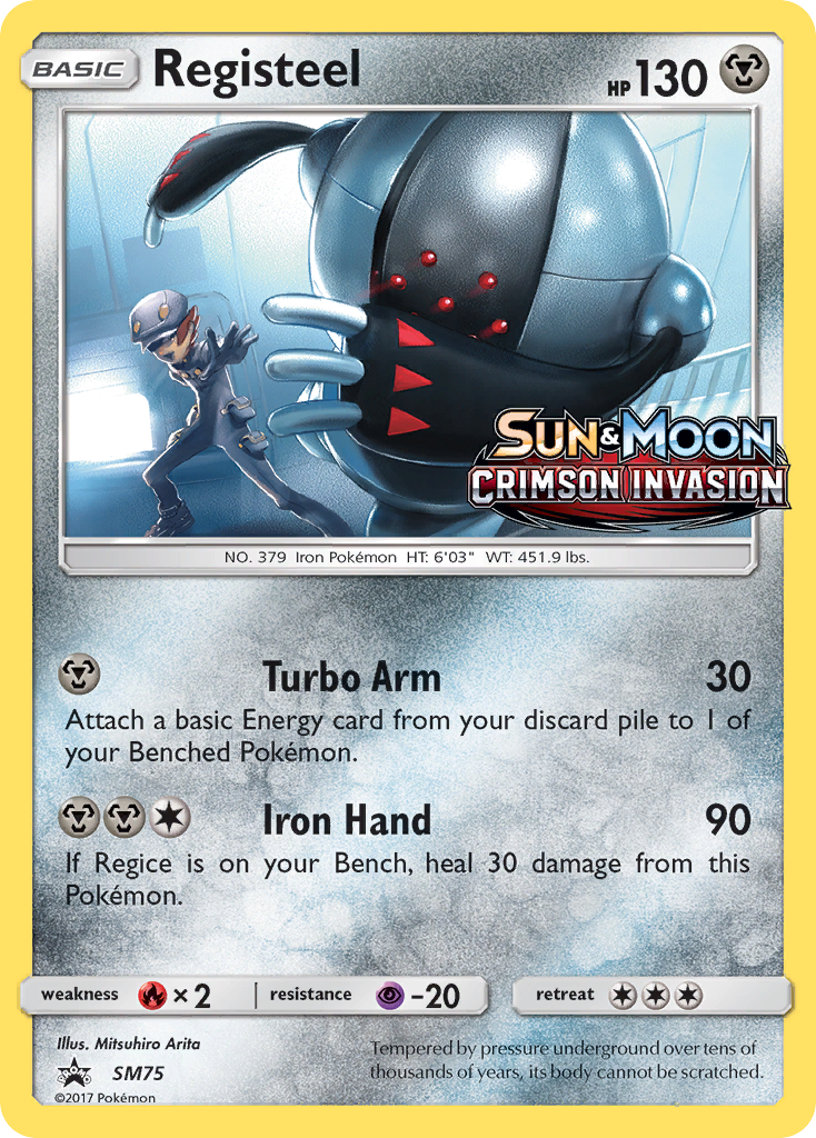 Registeel SM75/248 Promo | SM Black Star Promos | Pokemon Card