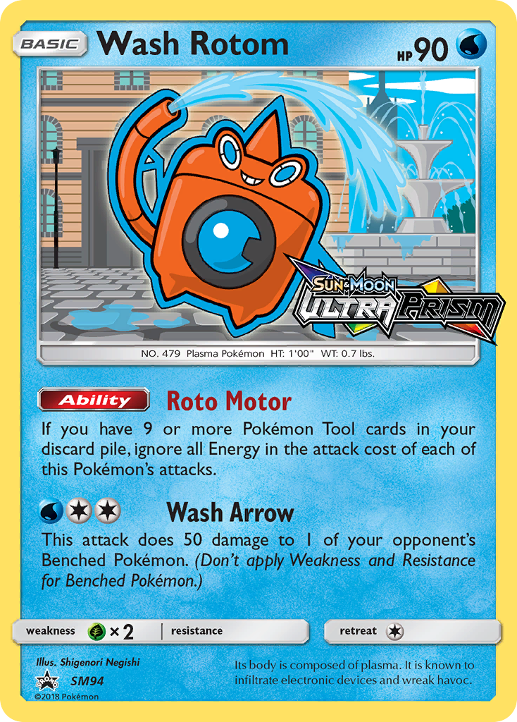 Wash Rotom SM94/248 Promo | SM Black Star Promos | Pokemon Card
