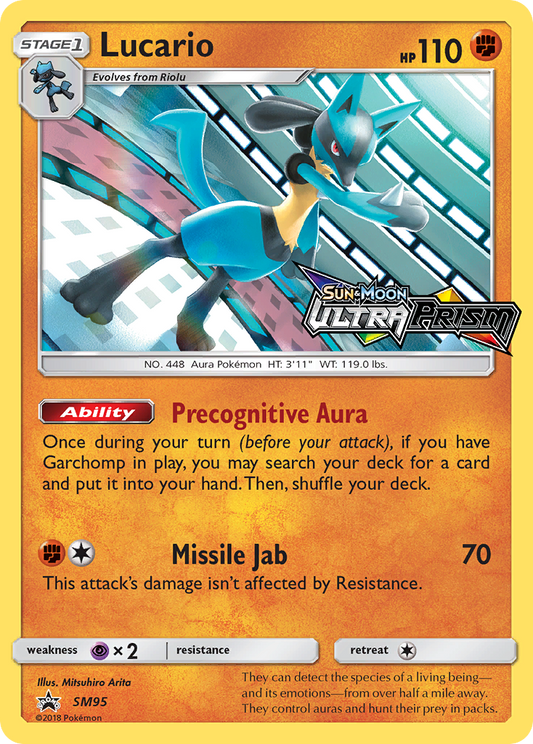 Lucario SM95/248 Promo | SM Black Star Promos | Pokemon Card