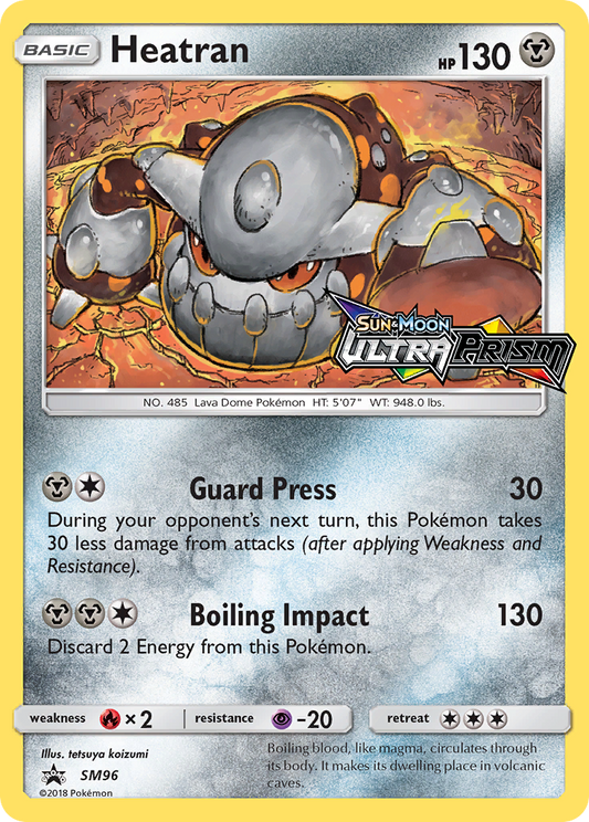 Heatran SM96/248 Promo | SM Black Star Promos | Pokemon Card