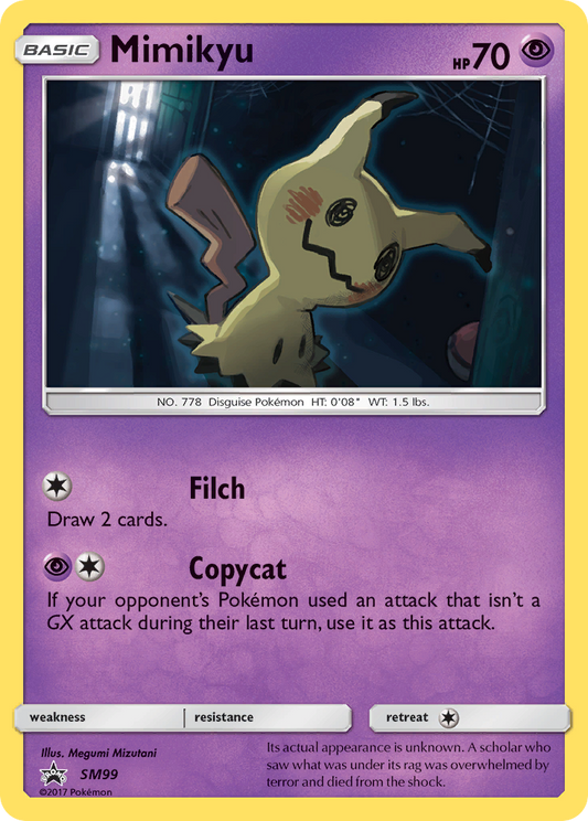 Mimikyu SM99/248 Promo | SM Black Star Promos | Pokemon Card