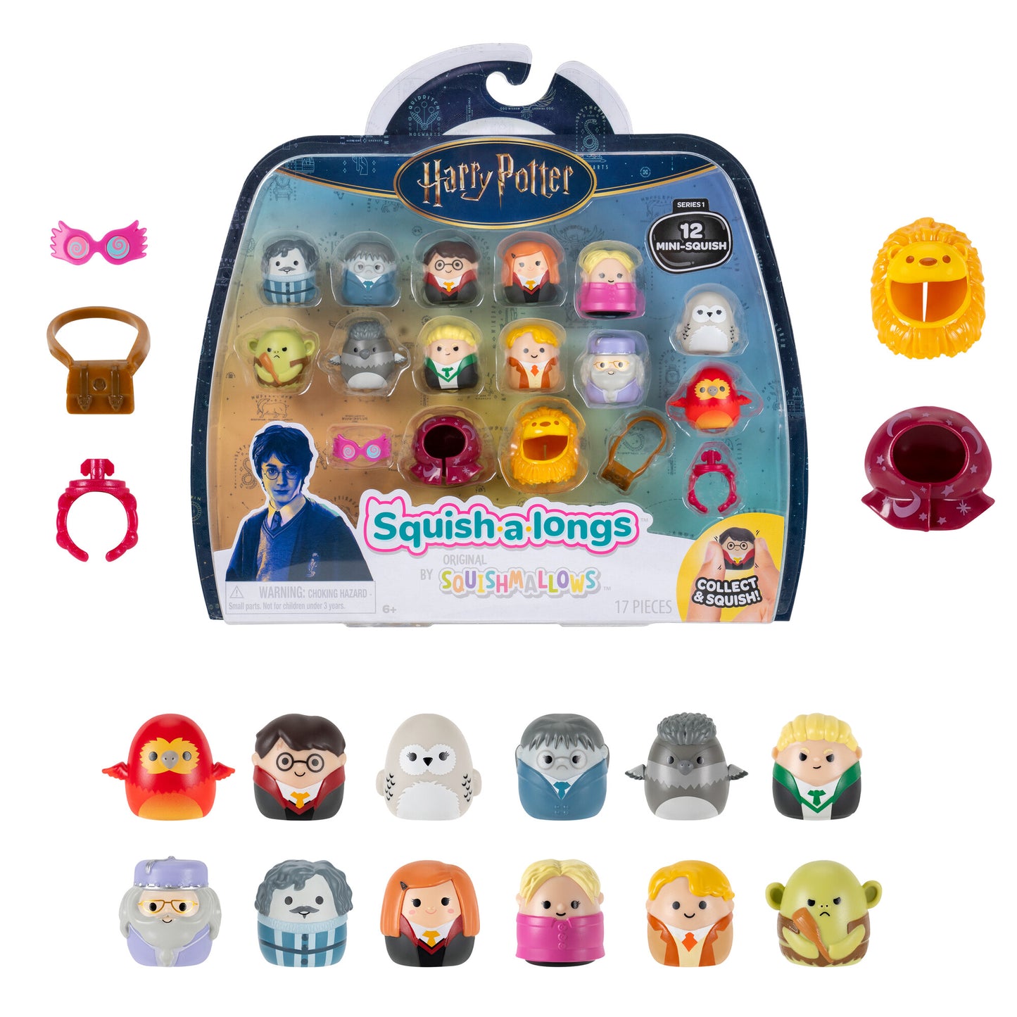 12 Pack Harry Potter - Squish-A-Longs Series 1 Squishmallow Toys