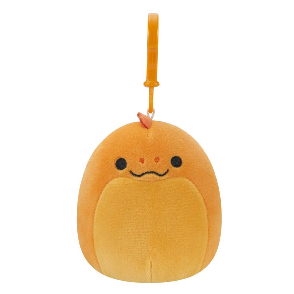 Onel the Orange Eel ~ 3.5" Clip On Squishmallow Plush ~ Wave 16
