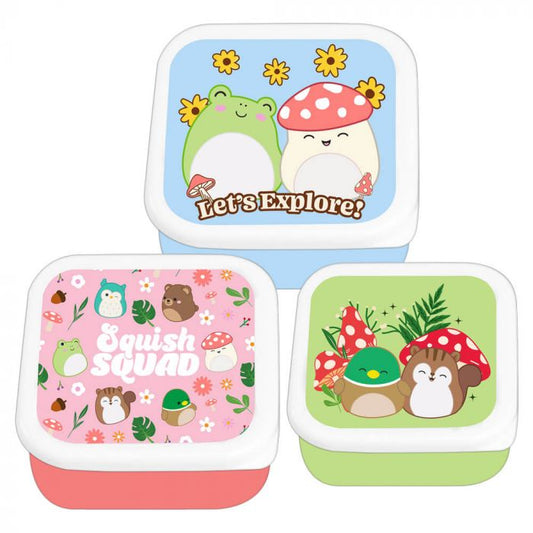 3x Storage Pots - Squishmallows Cottage Collection | Stationary