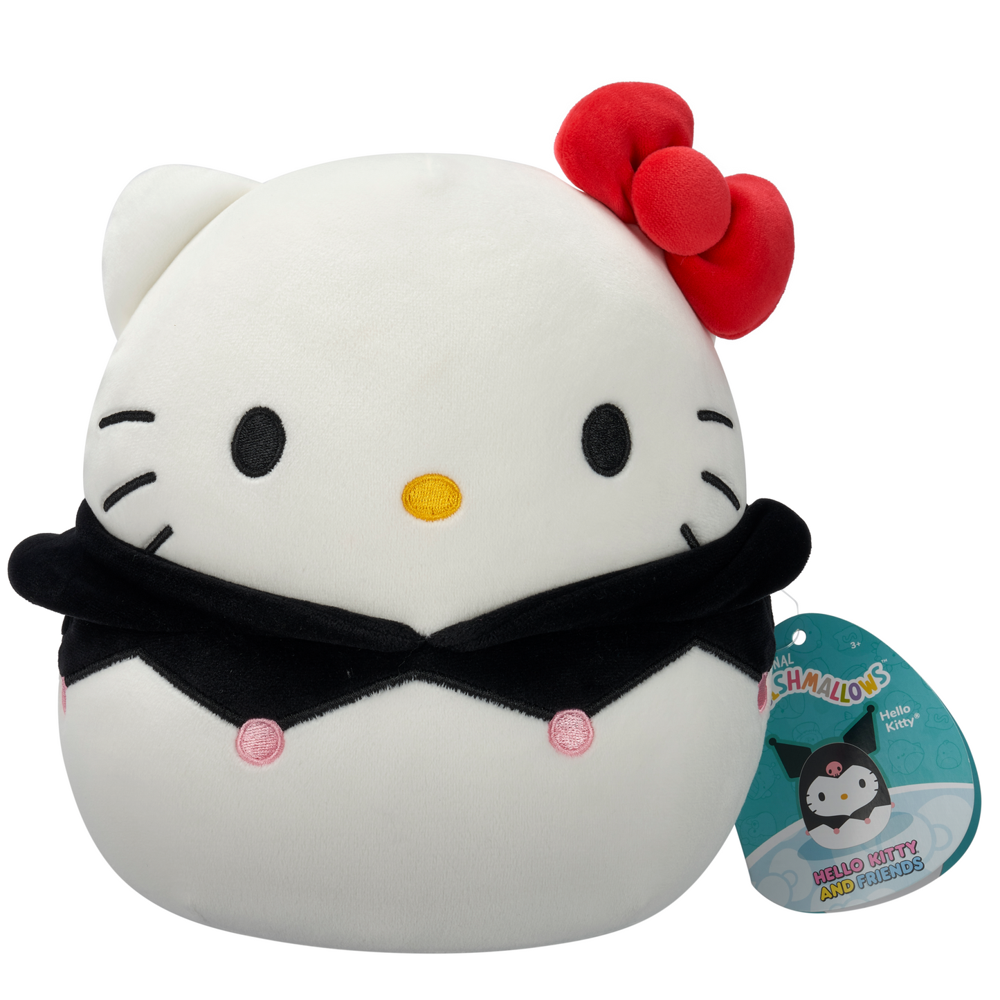 Hello Kitty in Kuromi Hoodie ~ 8" Squishmallow Plush