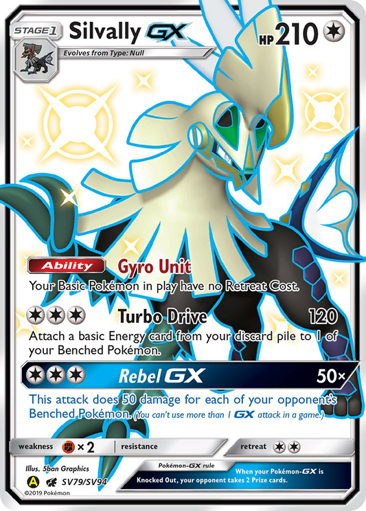 Silvally-GX SV79/94 Rare Shiny GX | Hidden Fates Shiny Vault | Pokemon Card