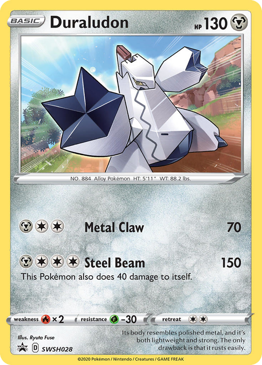 Duraludon SWSH028/307 Promo | SWSH Black Star Promos | Pokemon Card