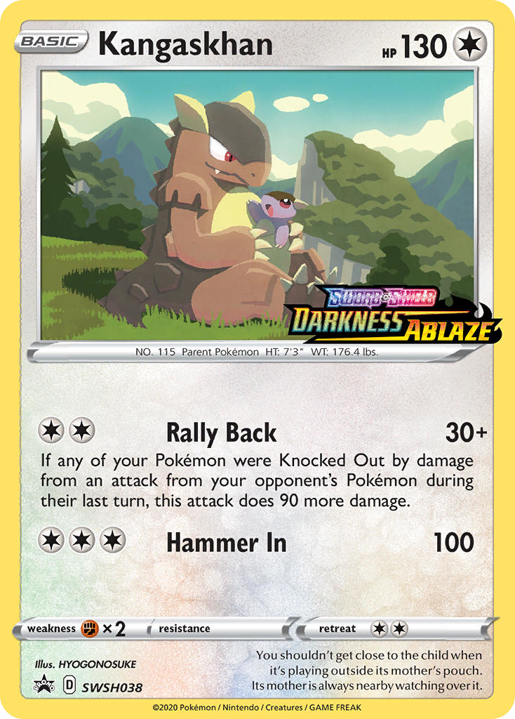 Kangaskhan SWSH038/307 Promo | SWSH Black Star Promos | Pokemon Card