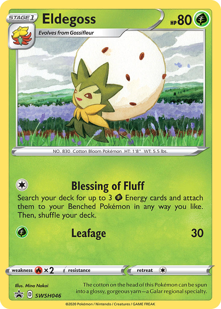 Eldegoss SWSH046/307 Promo | SWSH Black Star Promos | Pokemon Card