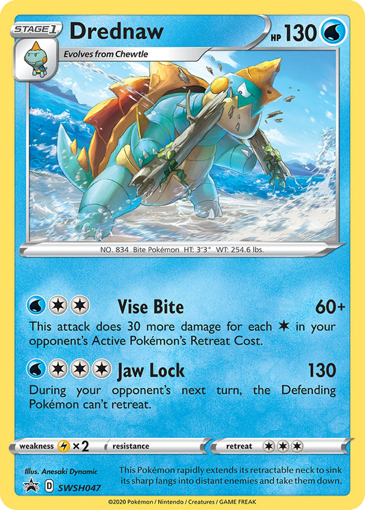 Drednaw SWSH047/307 Promo | SWSH Black Star Promos | Pokemon Card
