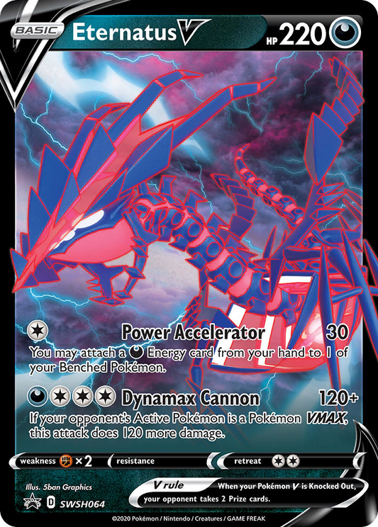 Eternatus V SWSH064/307 Promo | SWSH Black Star Promos | Pokemon Card