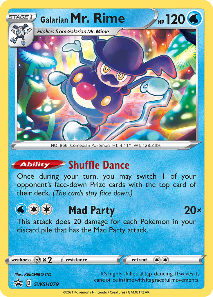 Galarian Mr. Rime SWSH079/307 Promo | SWSH Black Star Promos | Pokemon Card