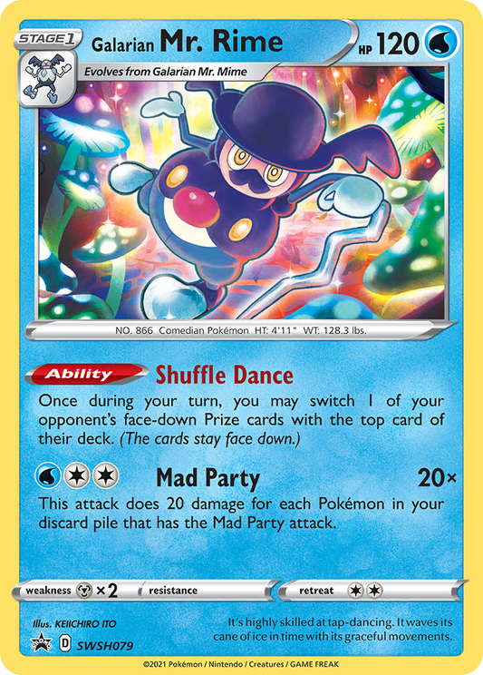 Galarian Mr. Rime SWSH079/307 Promo | SWSH Black Star Promos | Pokemon Card