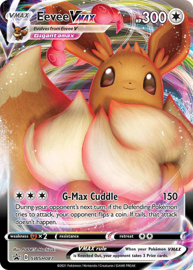 Eevee VMAX SWSH087/307 Promo | SWSH Black Star Promos | Pokemon Card