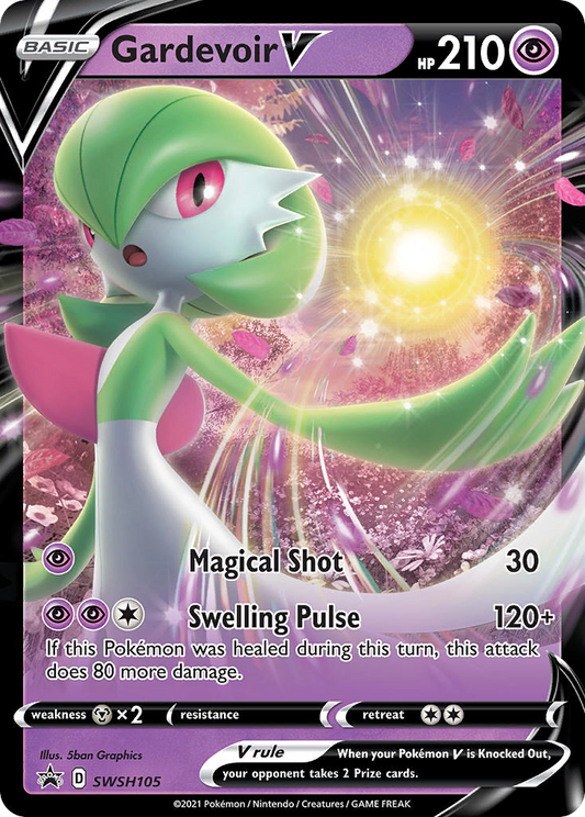 Gardevoir V SWSH105/307 Promo | SWSH Black Star Promos | Pokemon Card