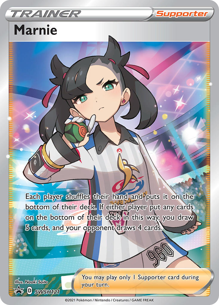 Marnie SWSH121/307 Promo | SWSH Black Star Promos | Pokemon Card