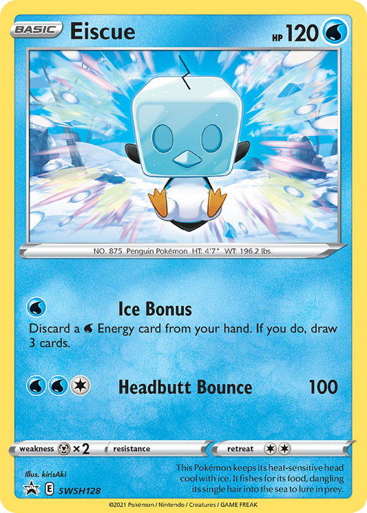 Eiscue SWSH128/307 Promo | SWSH Black Star Promos | Pokemon Card