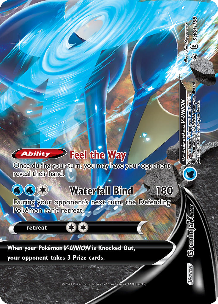 Greninja V-UNION SWSH158/307 Promo | SWSH Black Star Promos | Pokemon Card