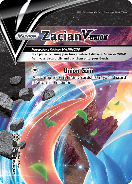 Zacian V-UNION SWSH163/307 Promo | SWSH Black Star Promos | Pokemon Card