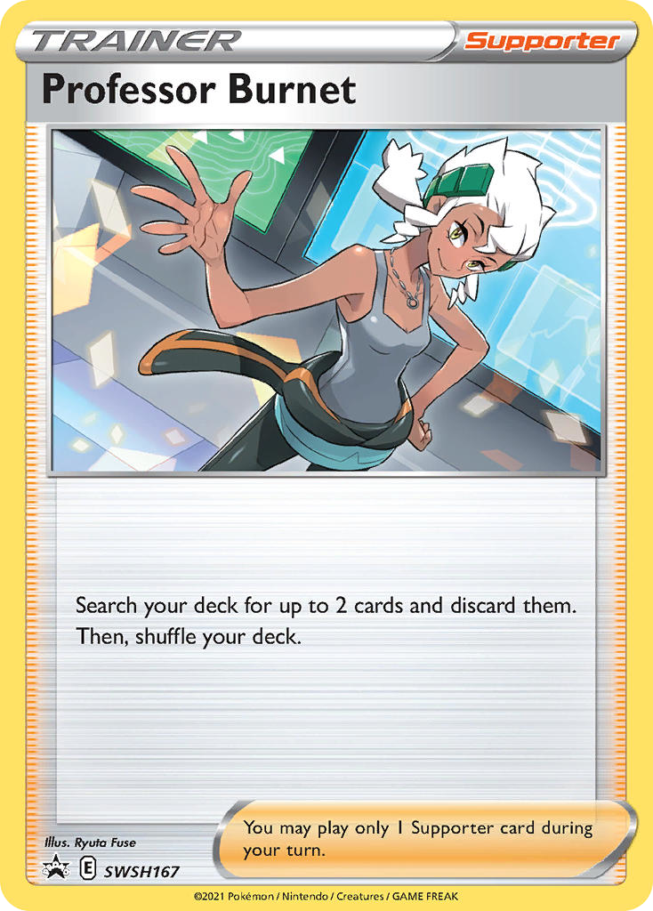 Professor Burnet SWSH167/307 Promo | SWSH Black Star Promos | Pokemon Card