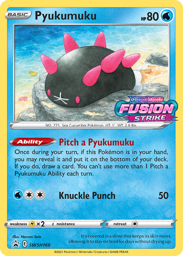 Pyukumuku SWSH169/307 Promo | SWSH Black Star Promos | Pokemon Card