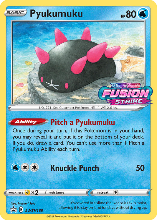 Pyukumuku SWSH169/307 Promo | SWSH Black Star Promos | Pokemon Card