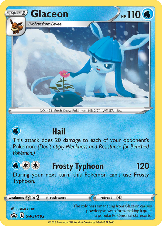 Glaceon SWSH192/307 Promo | SWSH Black Star Promos | Pokemon Card