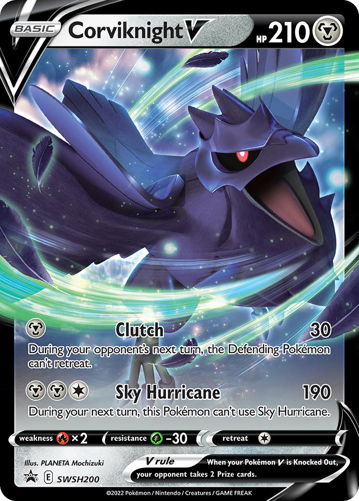 Corviknight V SWSH200/307 Promo | SWSH Black Star Promos | Pokemon Card