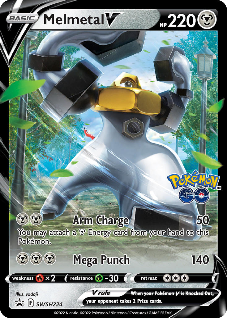 Melmetal V SWSH224/307 Promo | SWSH Black Star Promos | Pokemon Card