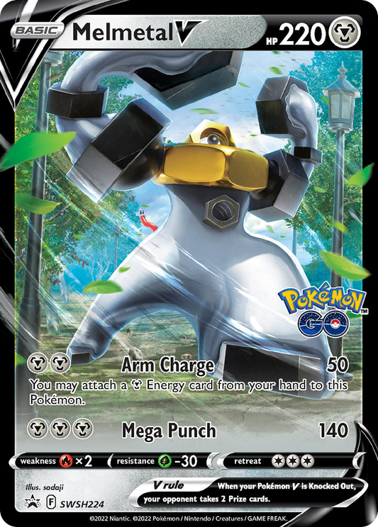 Melmetal V SWSH224/307 Promo | SWSH Black Star Promos | Pokemon Card