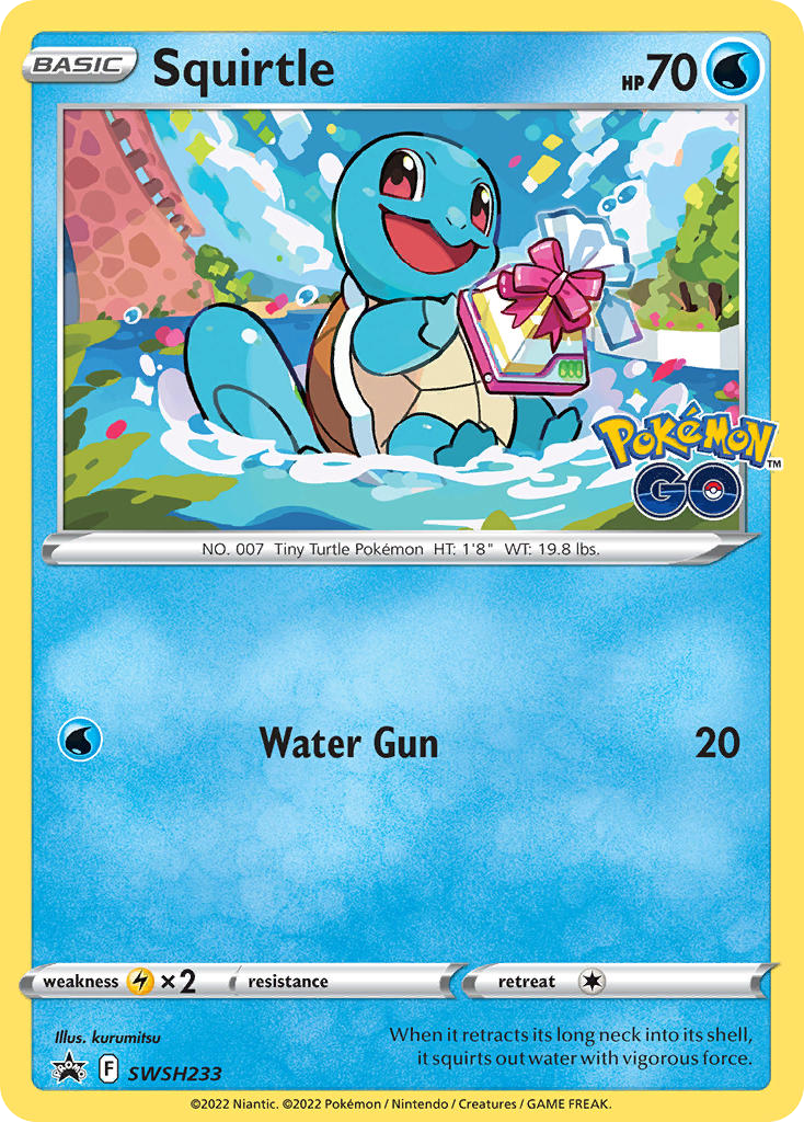 Squirtle SWSH233/307 Promo | SWSH Black Star Promos | Pokemon Card